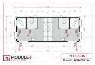 nov gradbeni kontejner Module-T Neuer Dusch- und Umkleidecontainer &ndash; sofort planbar (6