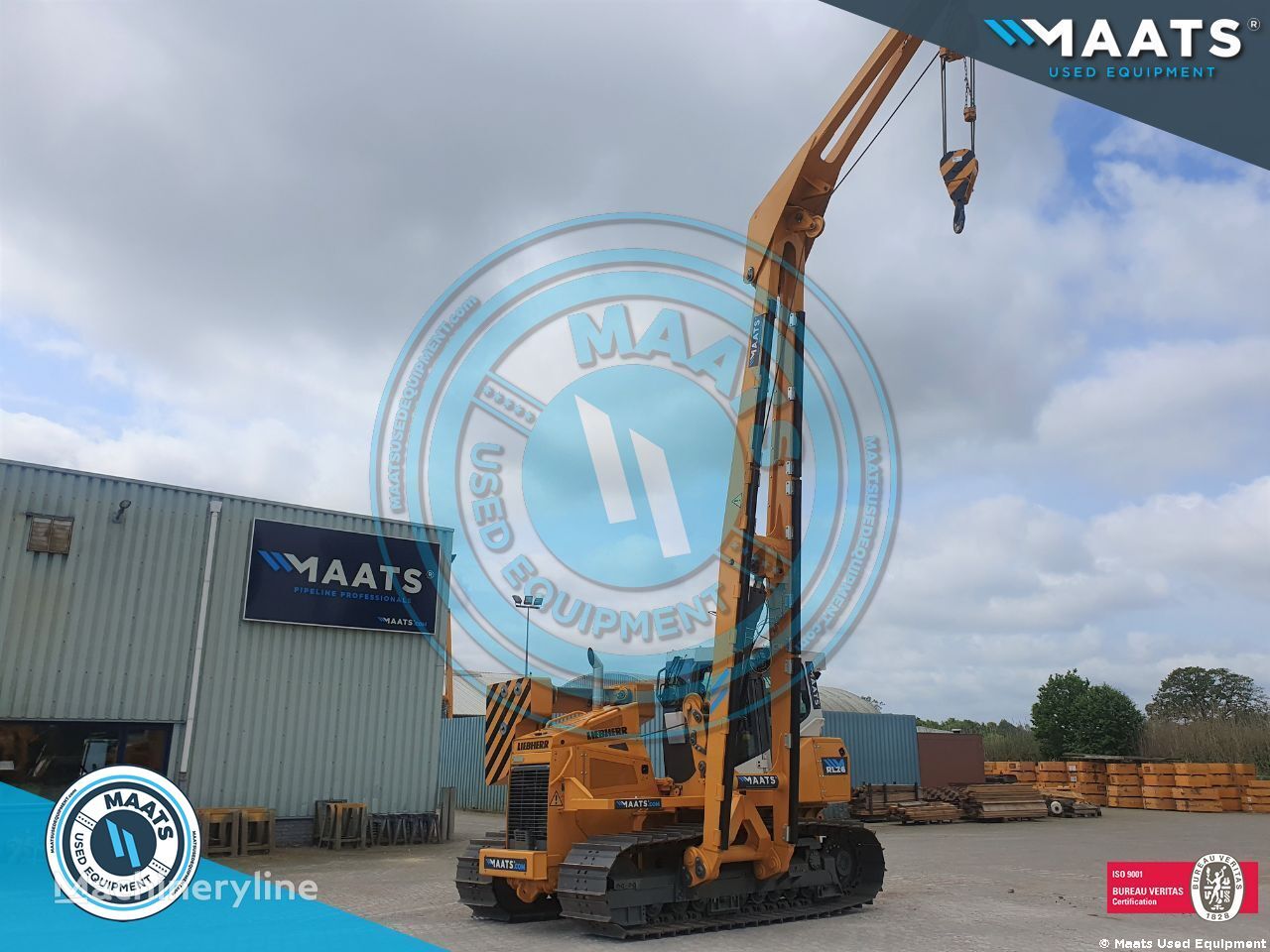 رافعة مجنزرة لمد الأنابيب Maats-Liebherr RL26 Sideboom Pipelayer Lift capacity 27.500 kgs