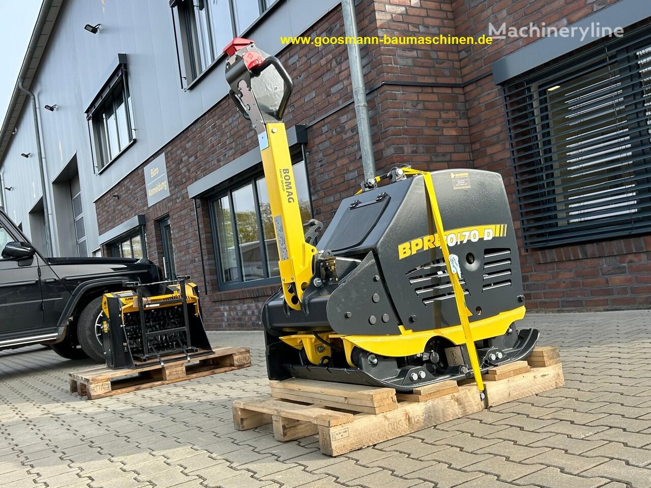 neue BOMAG BPR70/70DE Rüttelplatte