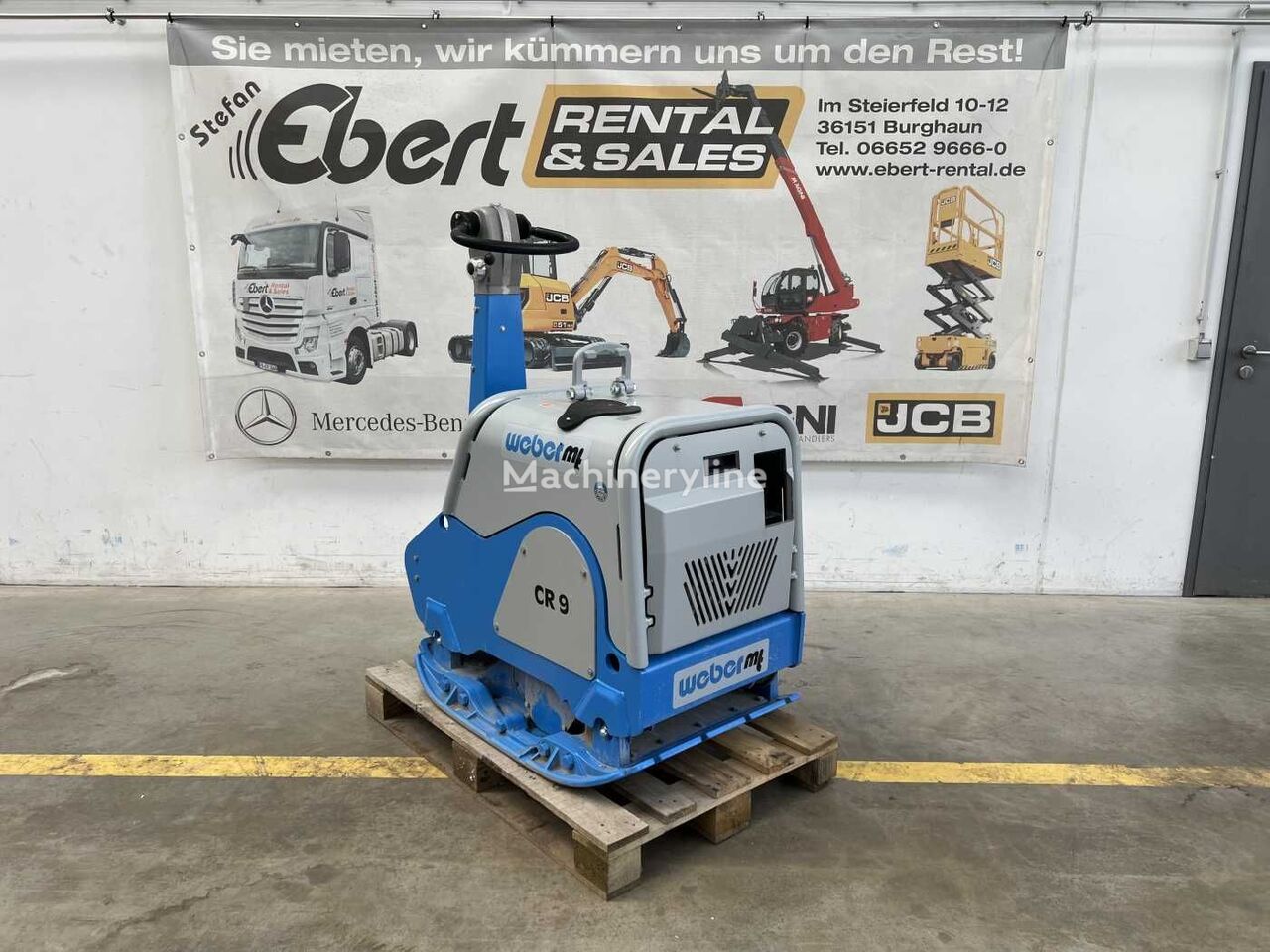 Weber CR 9 MDM Hatz-Diesel / 740kg / DEMO / 2022 plate compactor