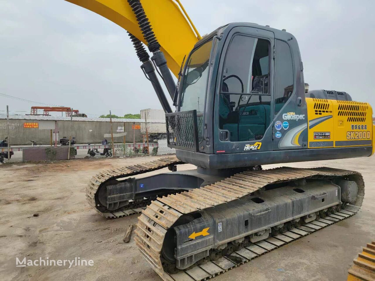 Kobelco SK200-8 rail excavator