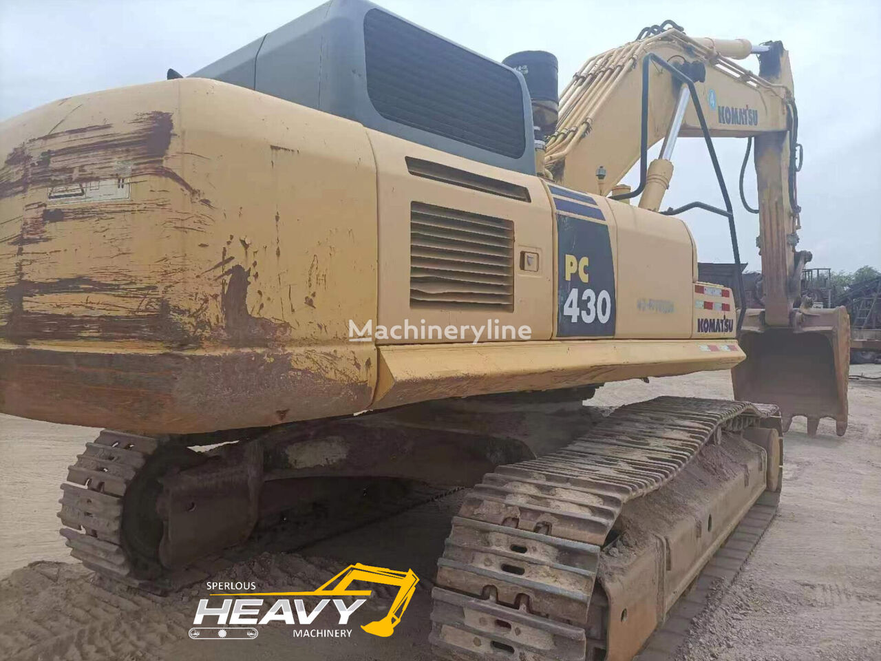 Komatsu PC430-8 excavadora rail