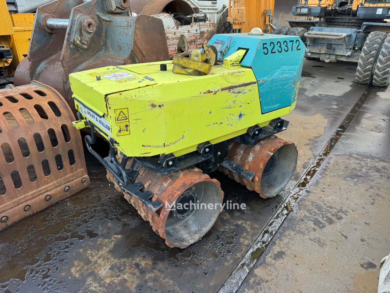 Cilindru compactor asfalt Rammax 1585-MI - Machineryline