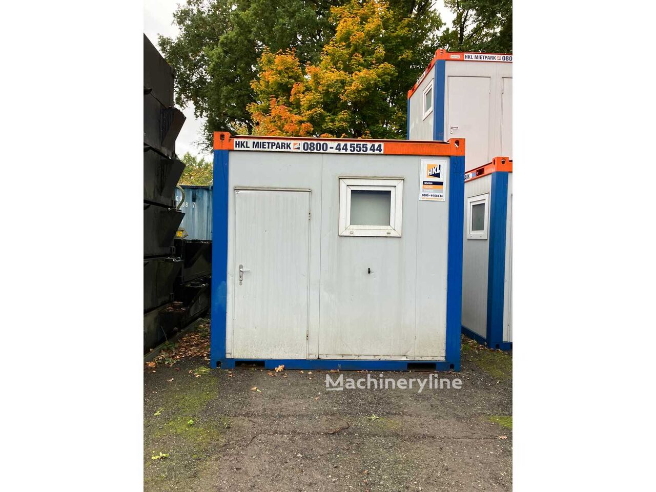 Công-te-nơ toilet Containex Standard-Sani 10´ - Machineryline