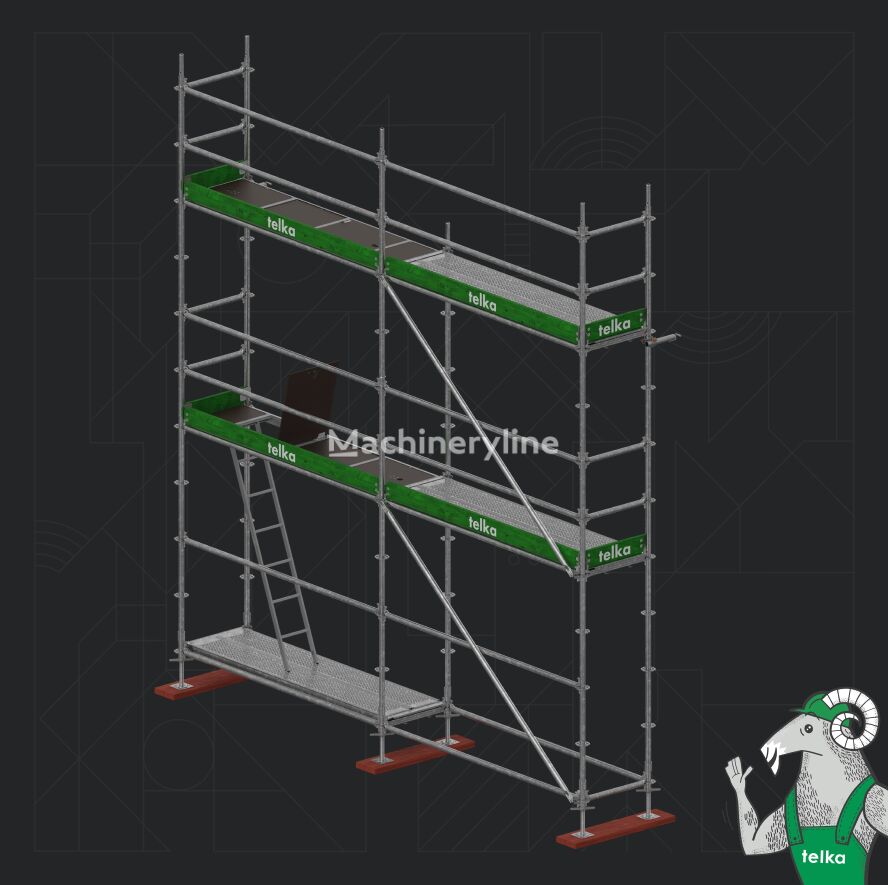 new Telka NEW Modular Scaffolding tMODULAR UNICO_X – 250m²