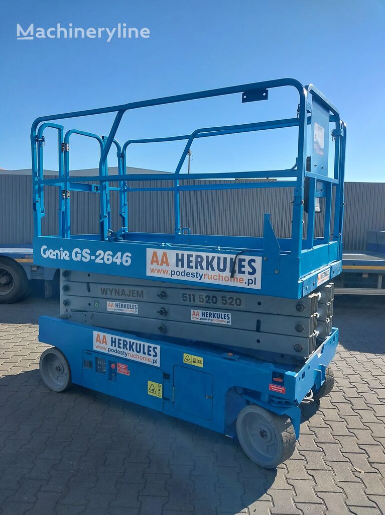 Genie GS 2646 2015r. (1571) plataforma de tijera