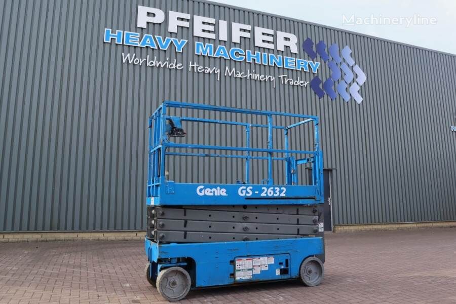 Genie GS2632 Electric, Working Height 10m, 227kg Capacit plataforma de tijera