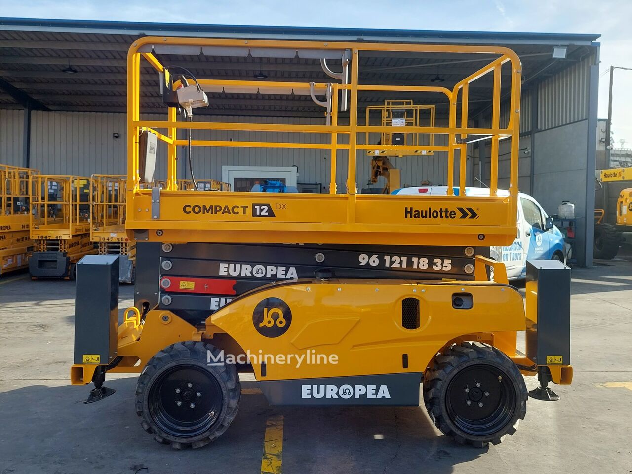 Купить ножничный подъемник Haulotte C12DX | Machineryline GE Ножничный подъемник Haulotte C12DX - Machineryline