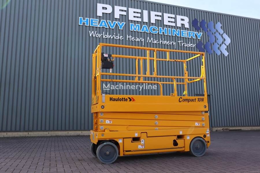 Haulotte Compact 10N Valid Iinspection, *Guarantee! 10m Wor scissor lift - Machineryline