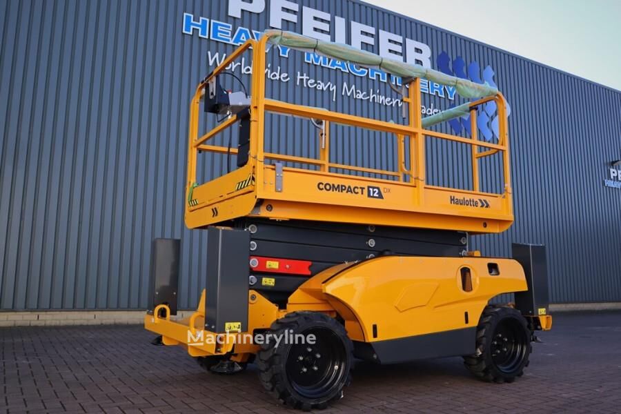 Nacelle ciseaux Haulotte Compact 12DX Valid Inspection, Diesel, 4x4 Drive - Machineryline