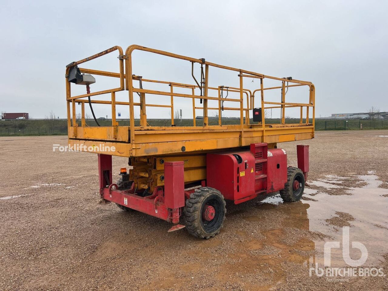 Haulotte H12SLX 4x4 Diesel Nacelle Ciseaux scissor lift - Machineryline