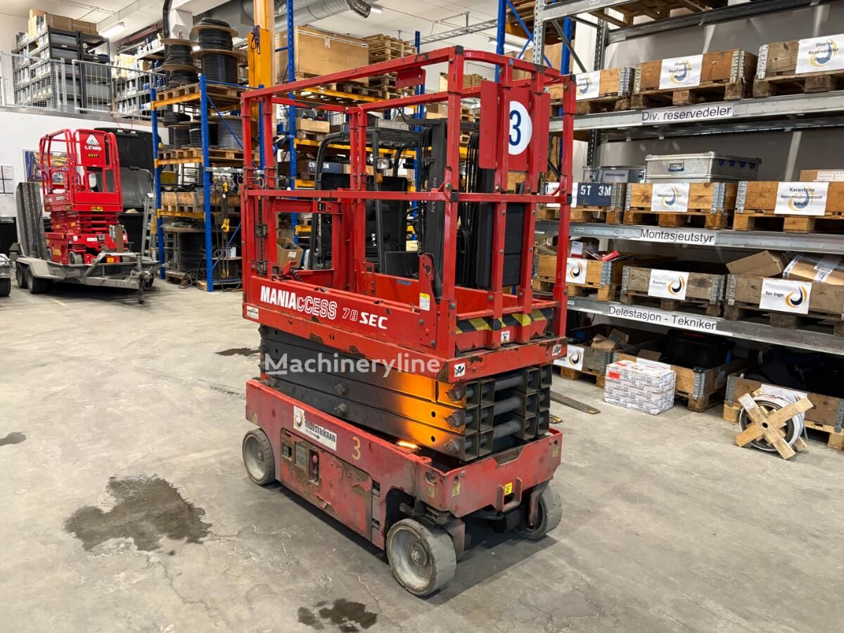 رافعة هيدروليكية مقصية Manitou 78 SEC sakselift - Machineryline