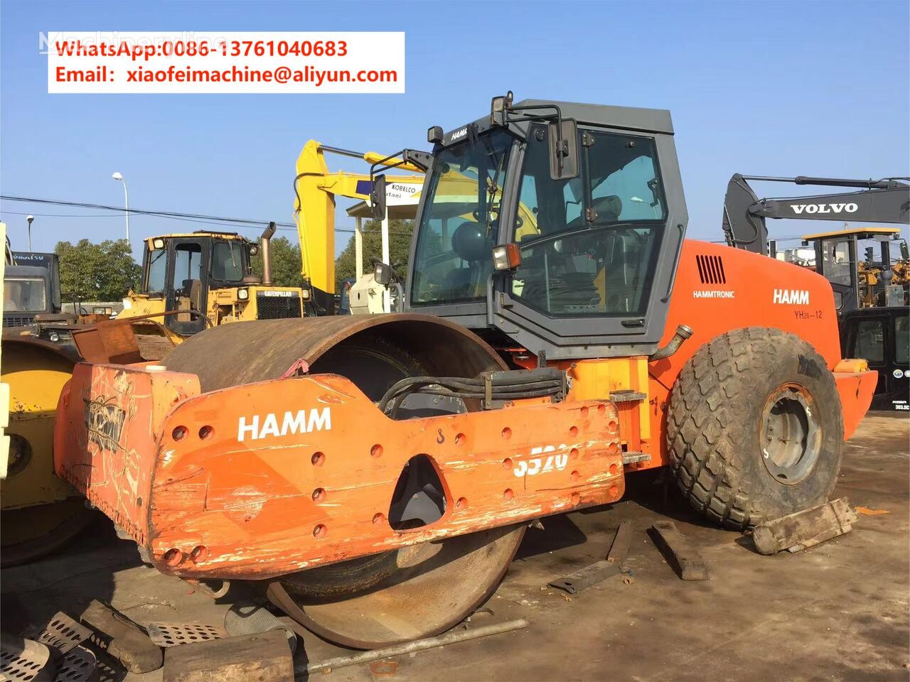 Hamm 3520 single drum compactor