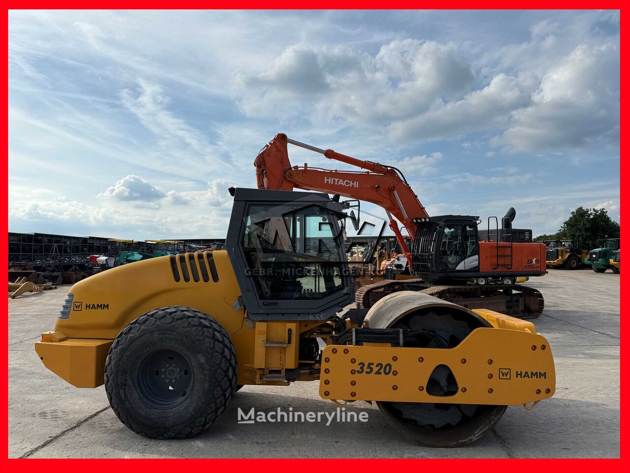 Cilindru compactor pentru terasamente Hamm 3520 - Machineryline