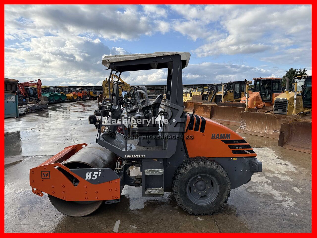 Compactador monocilíndrico Hamm H5i - Machineryline