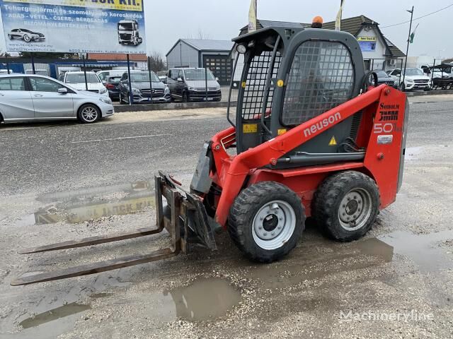 Neuson 501S kanál+raklapvilla skid steer