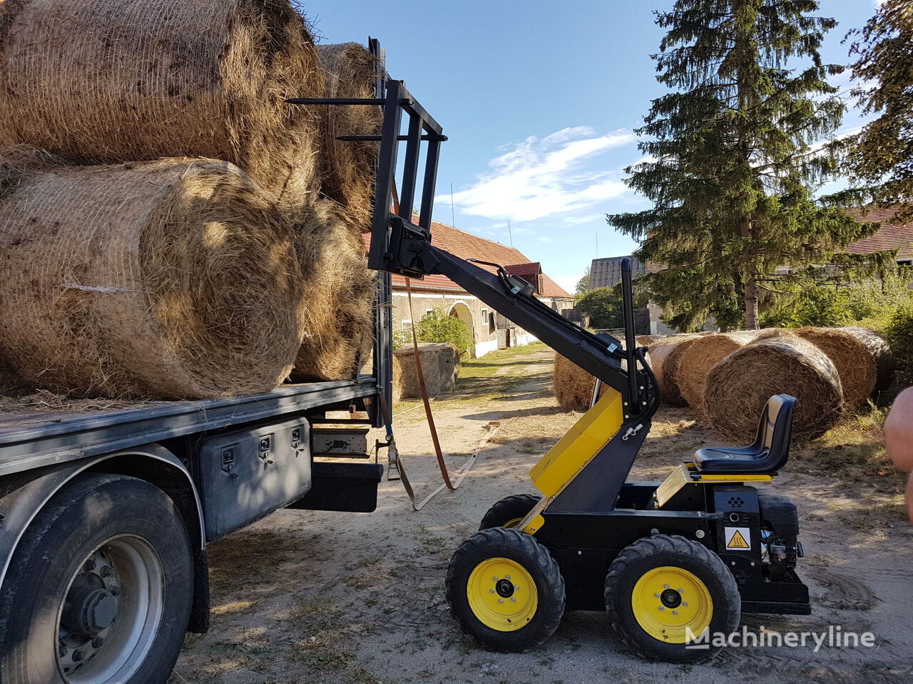 new Tur Poland Miniradlader Miniloader Mini hoflader TUR N 525 skid steer