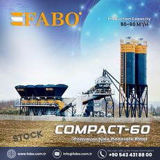 neue FABO COMPACT-60 stationäre Betonmischanlage