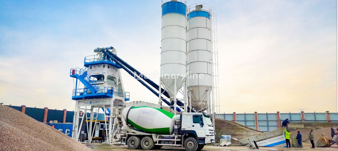 Betoniarnia stacjonarna FABO SKIP SYSTEM CONCRETE BATCHING PLANT | 120m3/h Capacity na sprzedaż | Machineryline PL Nowa betoniarnia stacjonarna FABO SKIP SYSTEM CONCRETE BATCHING PLANT | 120m3/h Capacity - Machineryline
