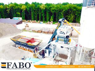 neue FABO SKIP SYSTEM CONCRETE BATCHING PLANT | 60m3/h Capacity stationäre Betonmischanlage