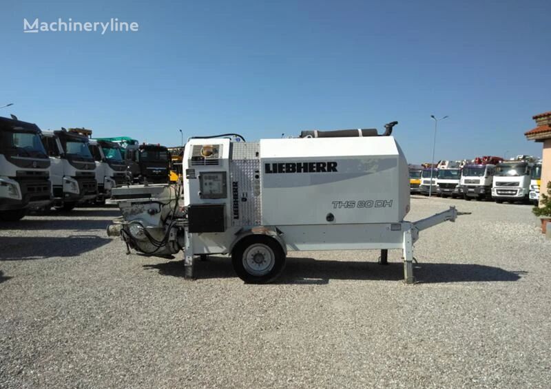 Liebherr Beton pompa LIEBHERR THS 80 DH bomba de hormigón estacionaria