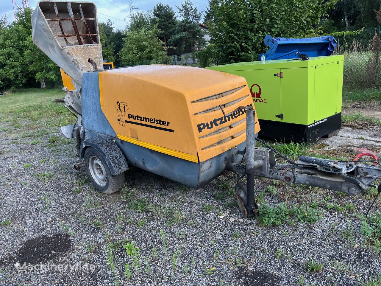 Putzmeister M740 DB stationary concrete pump