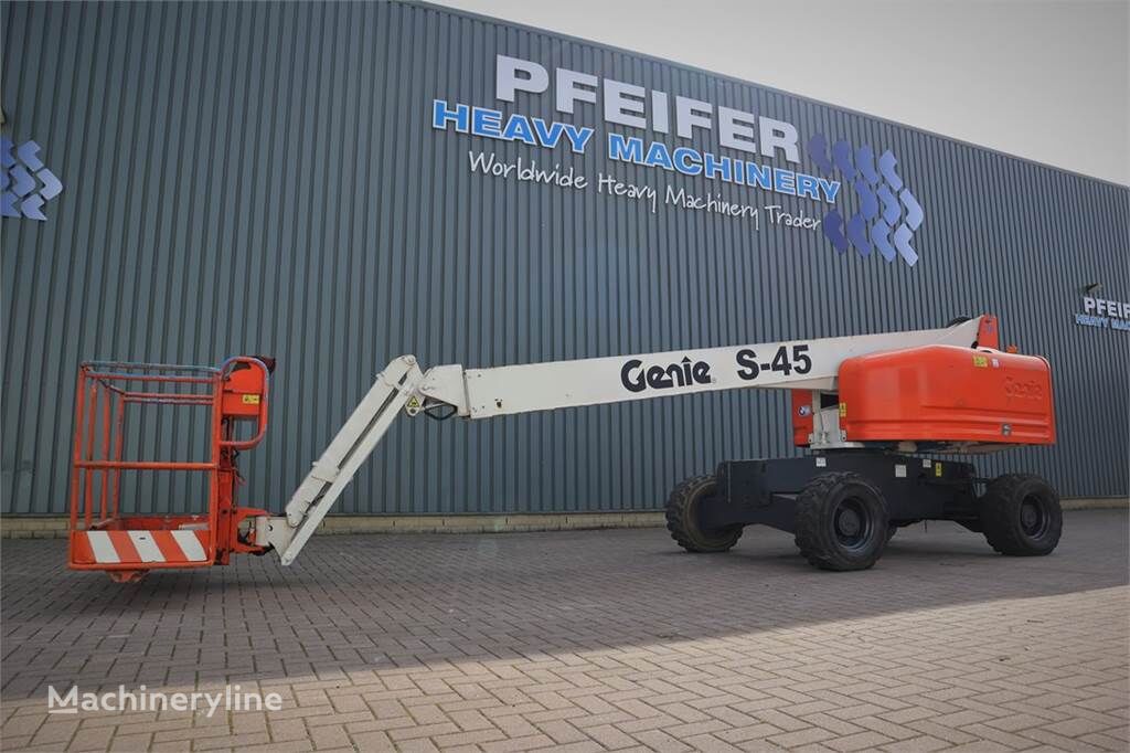 Genie S45 Valid inspection, Diesel, 4x4 Drive, 15.72 m W telescopic boom lift