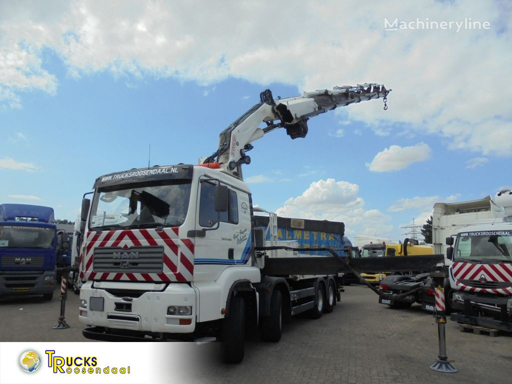 MAN TGA 41.460 1e Owner + Manual + Fassi F800XP 6x hydr. + Winch + h plataforma telescópica