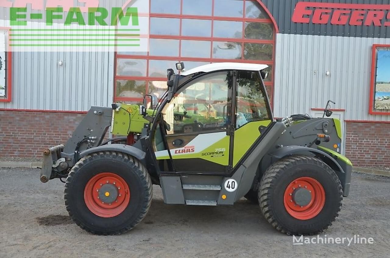 телескопический фронтальный погрузчик Claas scorpion 756 varipower