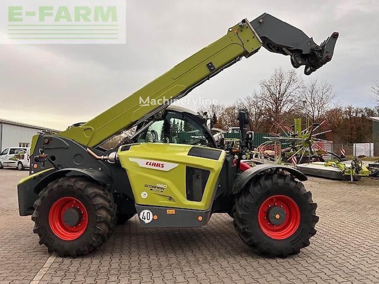 chargeuse articulée télescopique Claas scorpion 960