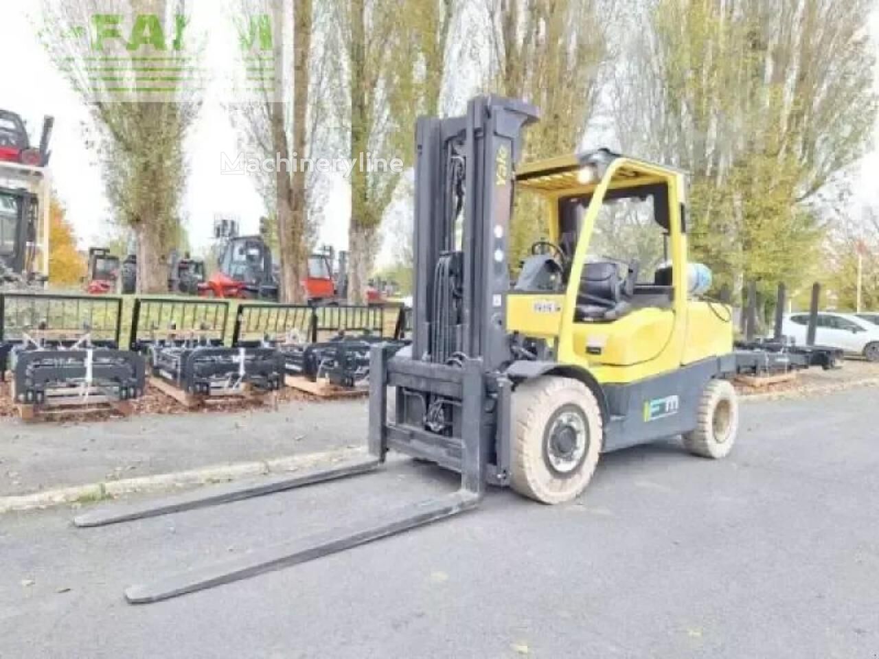 Teleskopický čelný nakladač Hyster h4.5ft6 - Machineryline