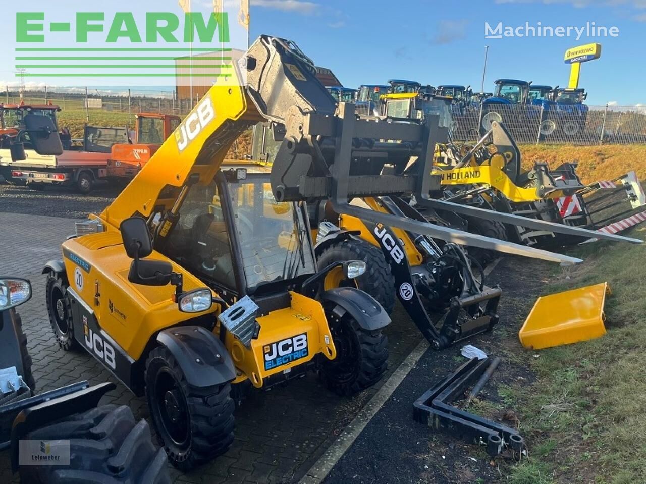 JCB 525-60 etech agri teleskophjullæsser