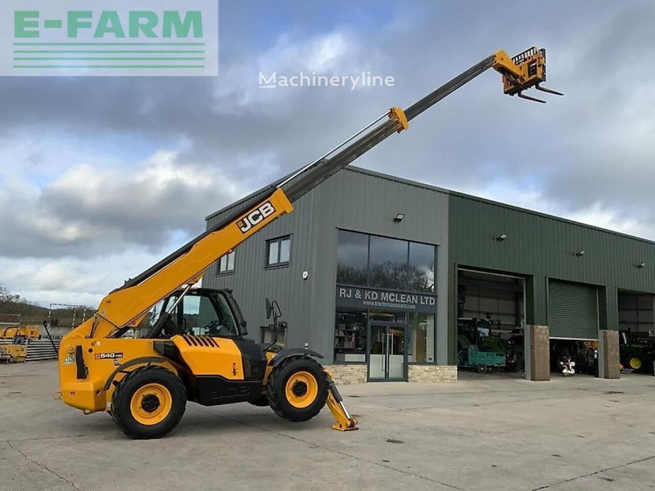 JCB 540-140 hi-viz telehandler (st21693) Teleskopradlader