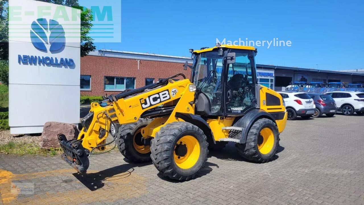 Телескопический фронтальный погрузчик JCB tm 220 - Machineryline