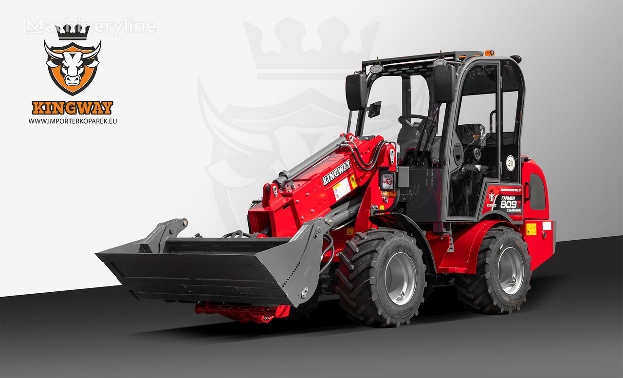 новый телескопический фронтальный погрузчик Kingway FARMER 809T