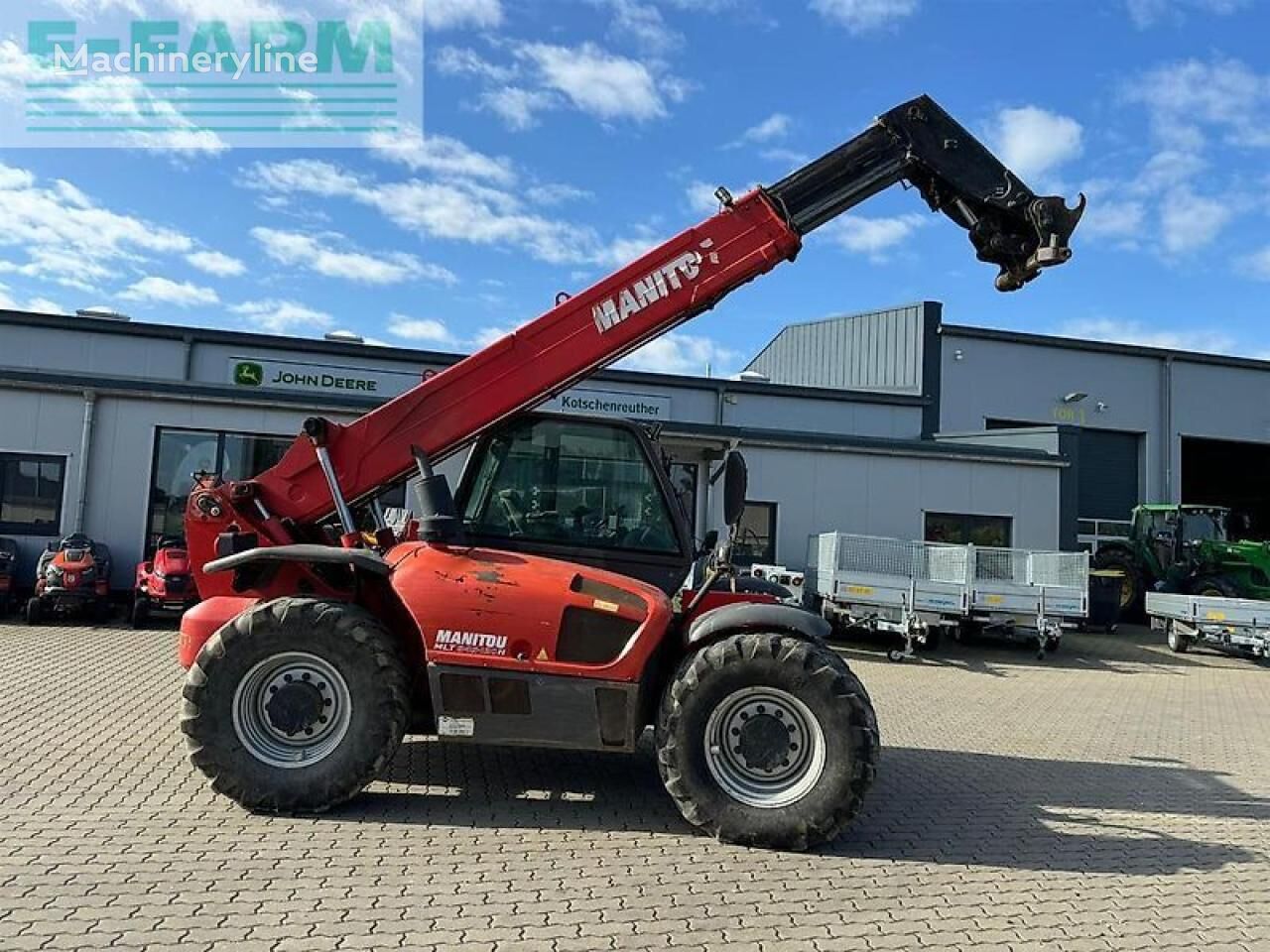 Manitou mlt845-120h 4-e3 cargadora de ruedas telescópica