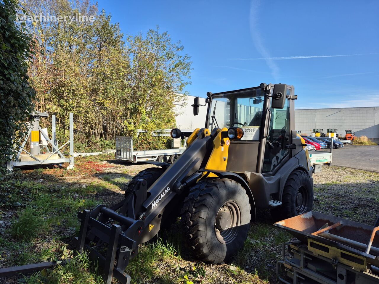 Mecalac AX 850 telescopic wheel loader - Machineryline