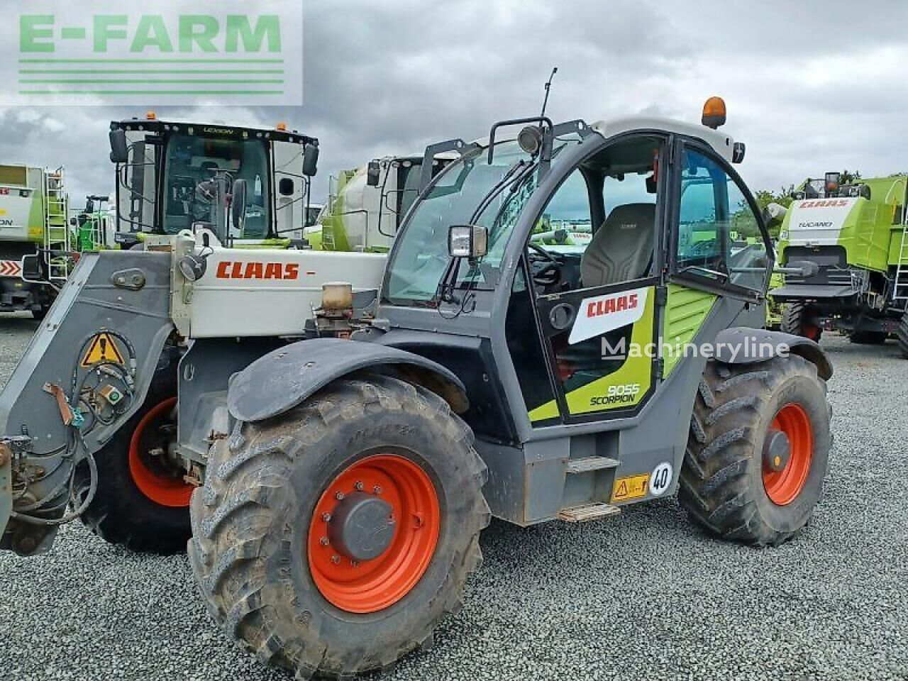 scorpion 9055 varipower telescopic wheel loader