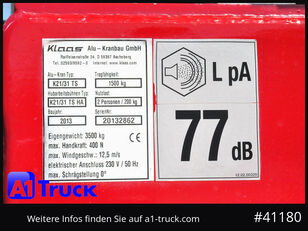 Klaas Klaas K21-31TSP-A, Alukran, Amhängerkran, Dachdecker towable boom lift for sale - Image 6 | Machineryline IL Klaas Klaas K21-31TSP-A, Alukran, Amhängerkran, Dachdecker towable boom lift | Image 6 - Machineryline