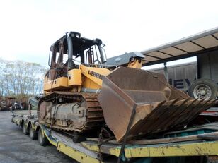 damaged Liebherr LR636 track loader