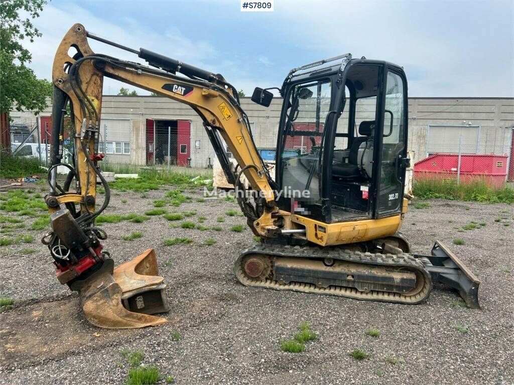 CAT 302.7DCR tracked excavator