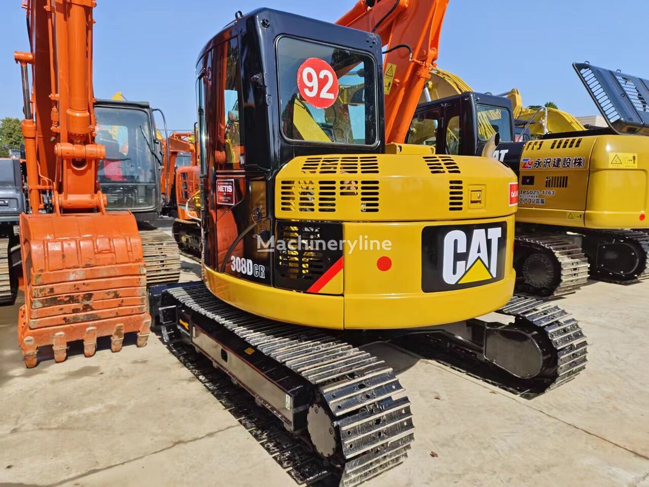 CAT 308DCR tracked excavator