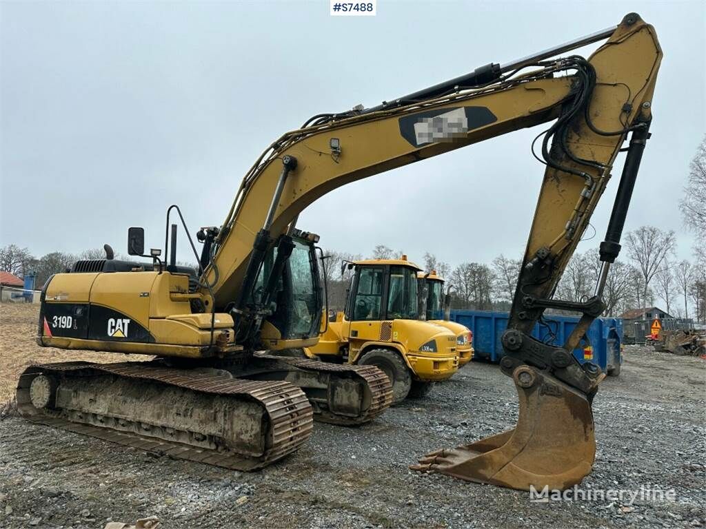 CAT 319D Excavator with rotor, digging system and gear beltegraver