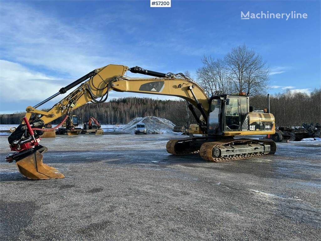 CAT 324D Rotor tilt RT80 with grip + bucket SEE VIDEO tracked excavator