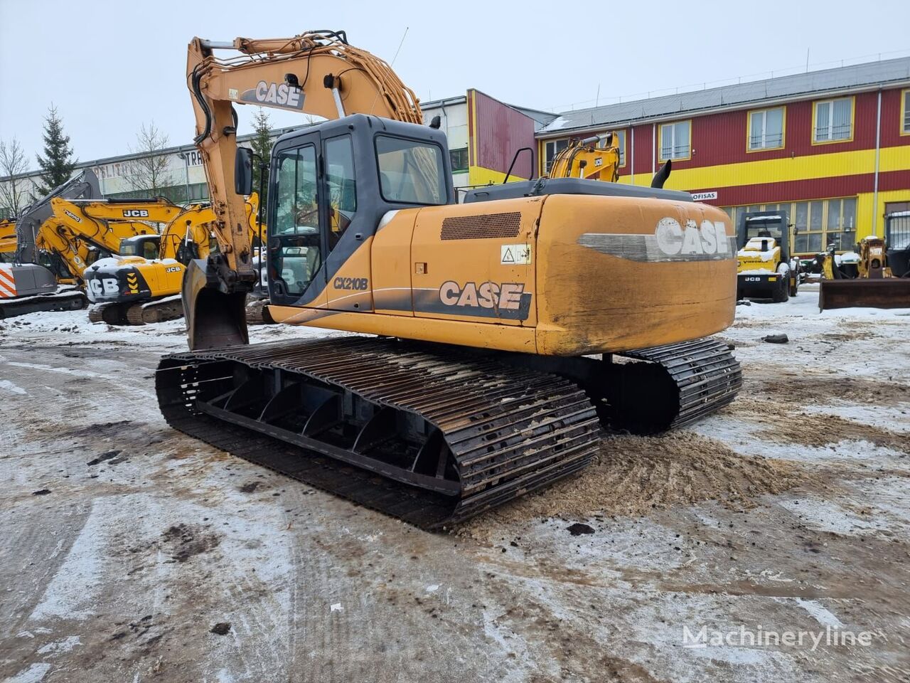 excavator dengan track Case CX210B LGP Bog Master 1,4 m