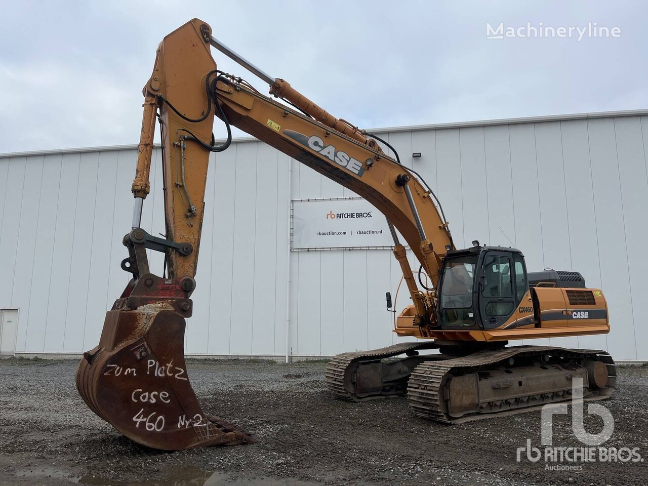 Case CX460 tracked excavator