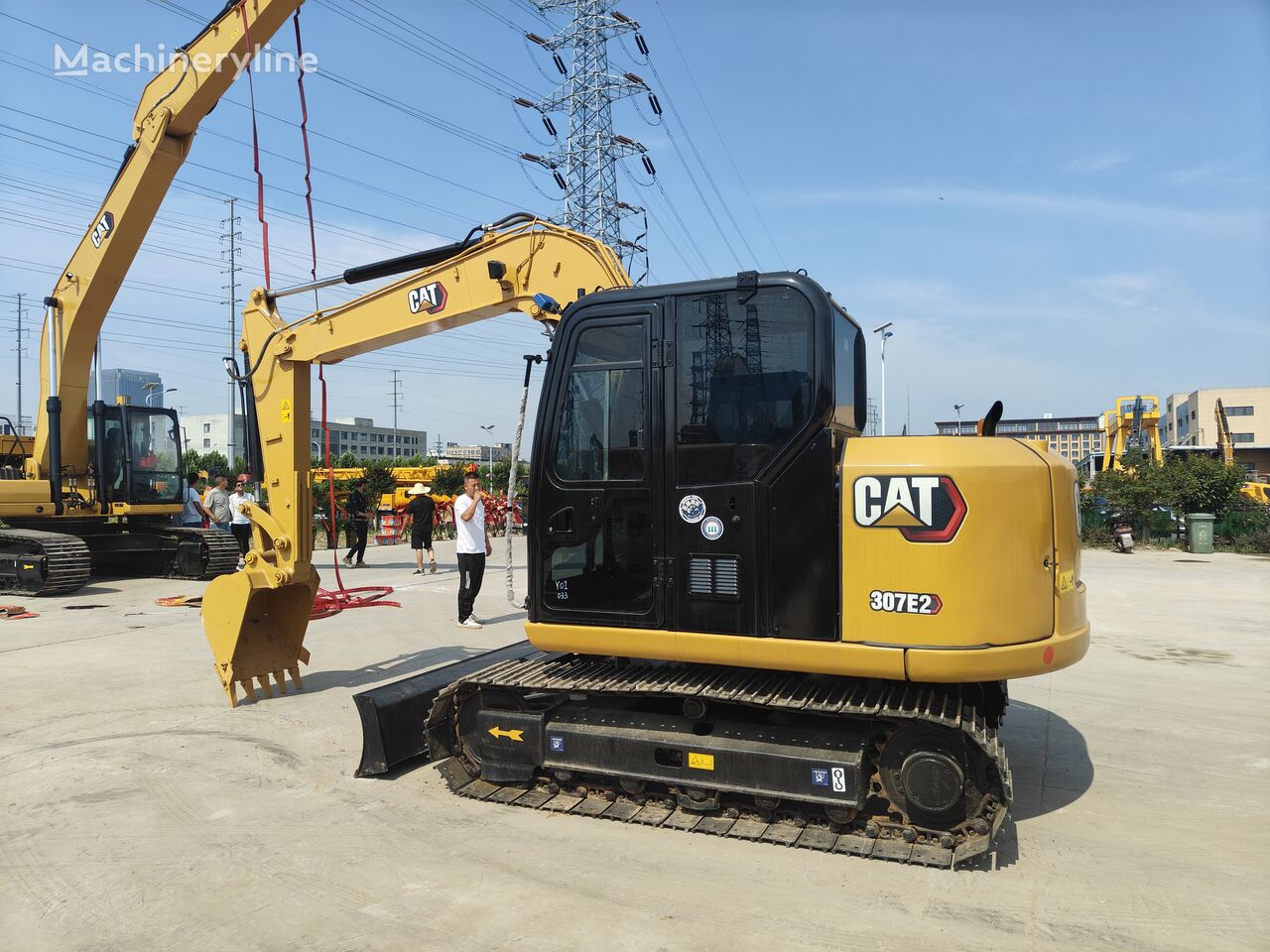 Caterpillar 307E lánctalpas kotrógép