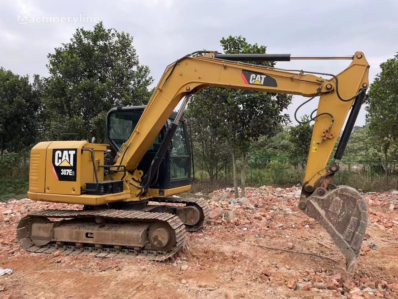 Caterpillar 307E2 rupsgraafmachine