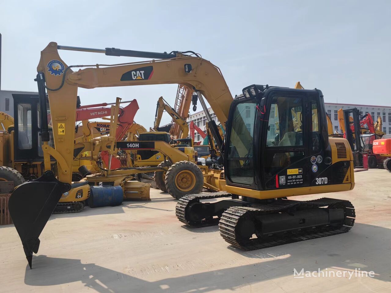 Caterpillar 307d tracked excavator