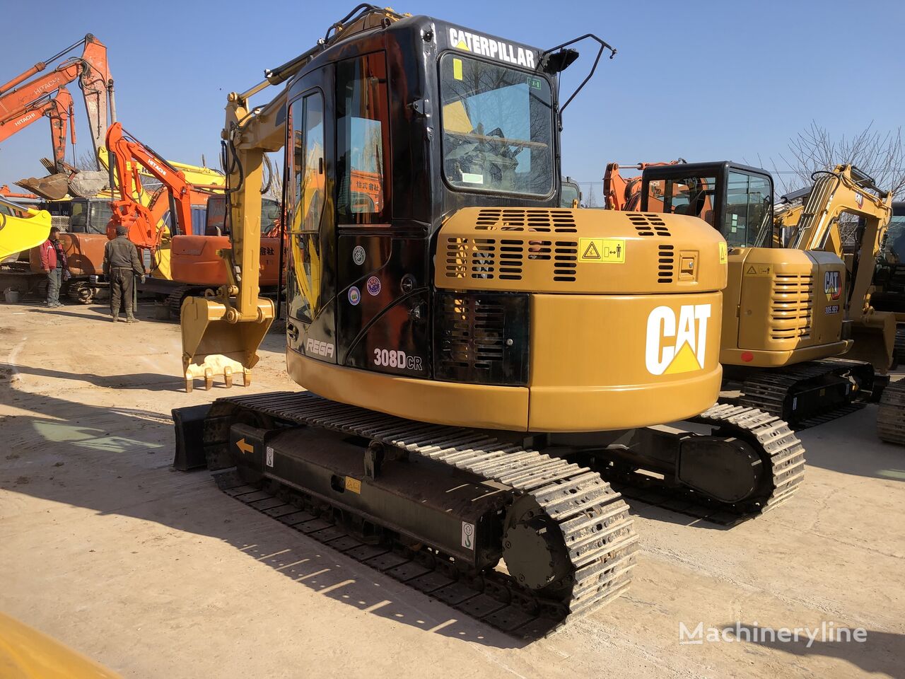 roomikekskavaator Caterpillar 308D 308DCR mini excavators